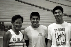 Clyde Matsumura (center)
